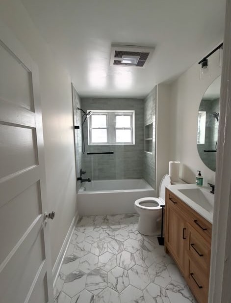 Proyecto profesional de remodelación de baño
